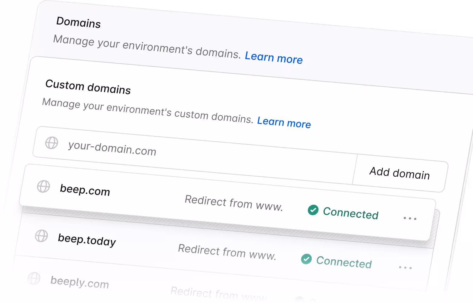 Domains illustration