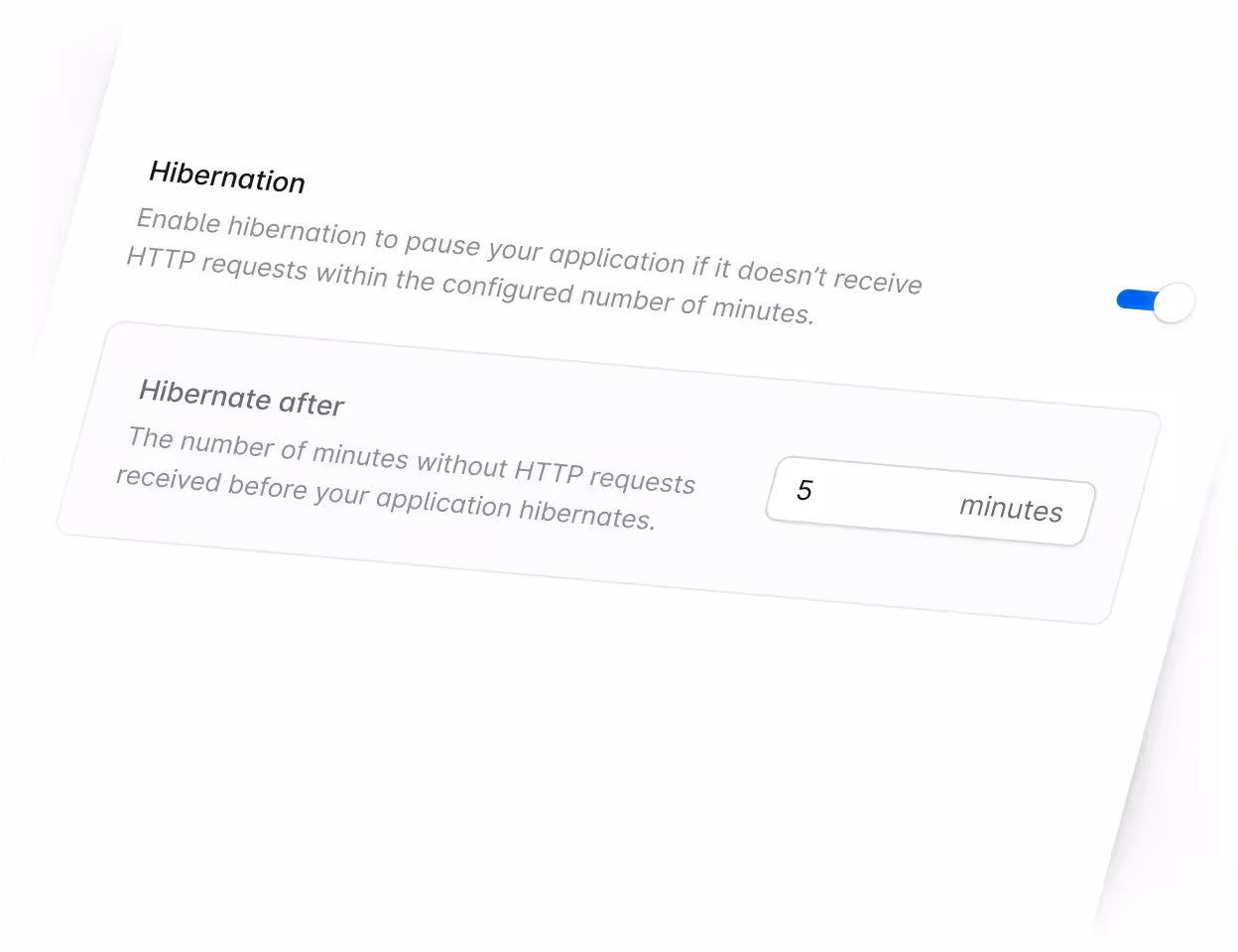Hibernation illustration