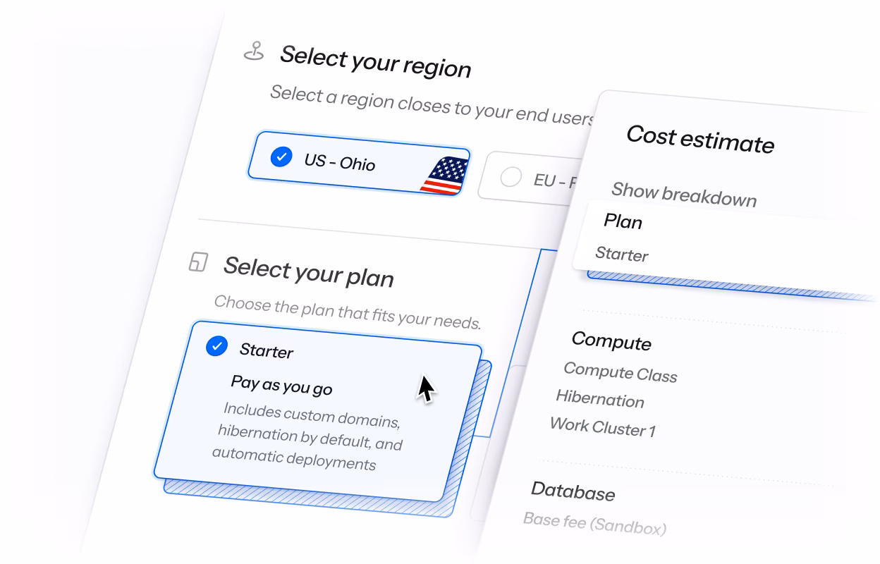 Cost estimate illustration